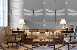 Обои 54426-7 фото в интерьере кабинета превью