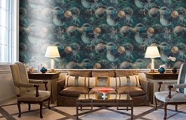 Обои 10841-03 фото в интерьере кабинета превью