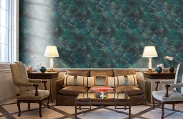 Обои 10842-03 фото в интерьере кабинета превью