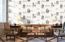 Обои 286072 фото в интерьере кабинета превью