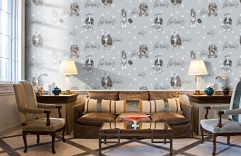 Обои 286073 фото в интерьере кабинета превью