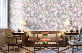 Обои 45-273-03 фото в интерьере кабинета превью