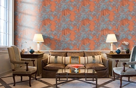 Обои 84213-5 фото в интерьере кабинета превью