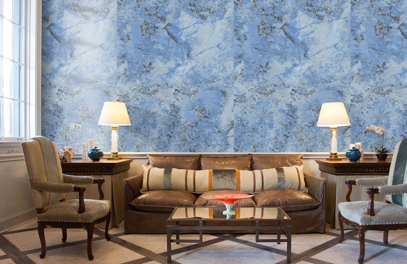 Обои 85602 фото в интерьере кабинета