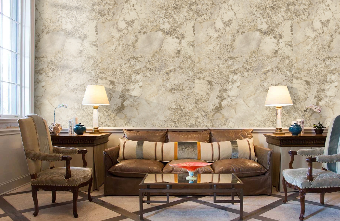 Обои 85608 фото в интерьере кабинета