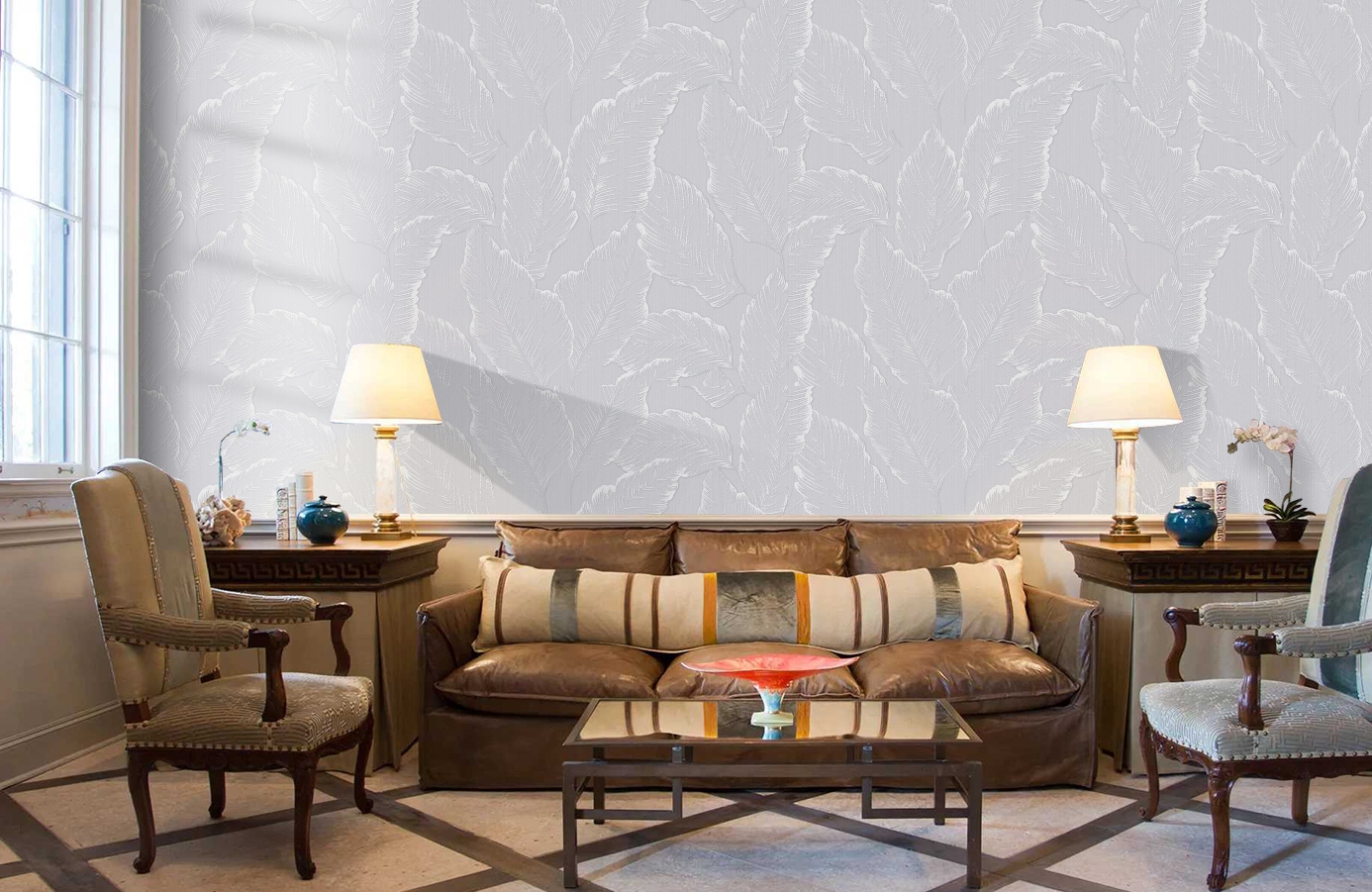 Обои 286597 фото в интерьере кабинета