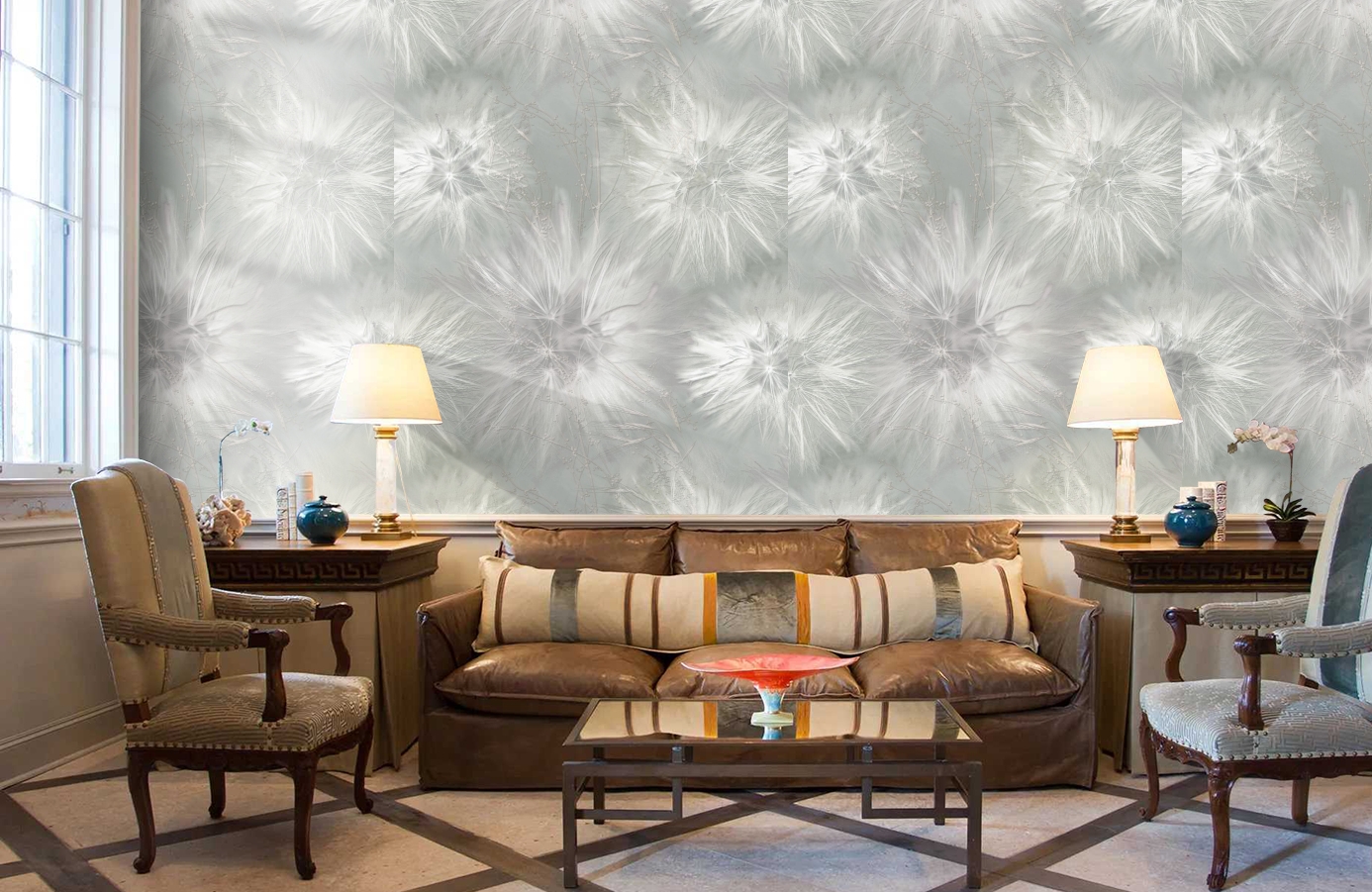 Обои 286813 фото в интерьере кабинета