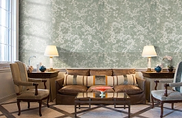 Обои 15022-6 фото в интерьере кабинета превью