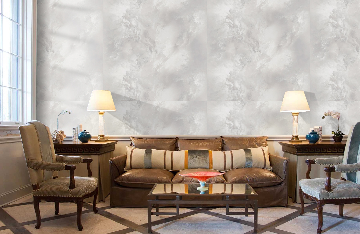 Обои 287167 фото в интерьере кабинета