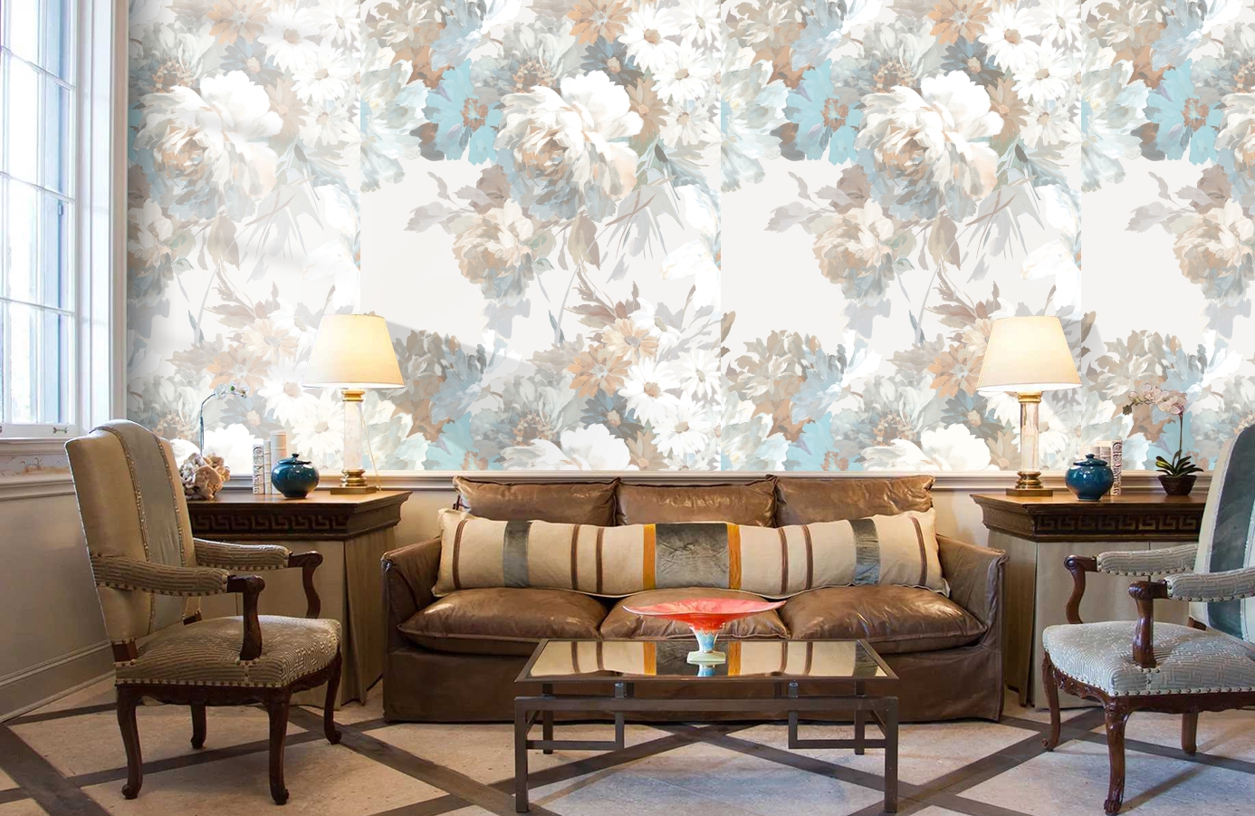 Обои 287116 фото в интерьере кабинета