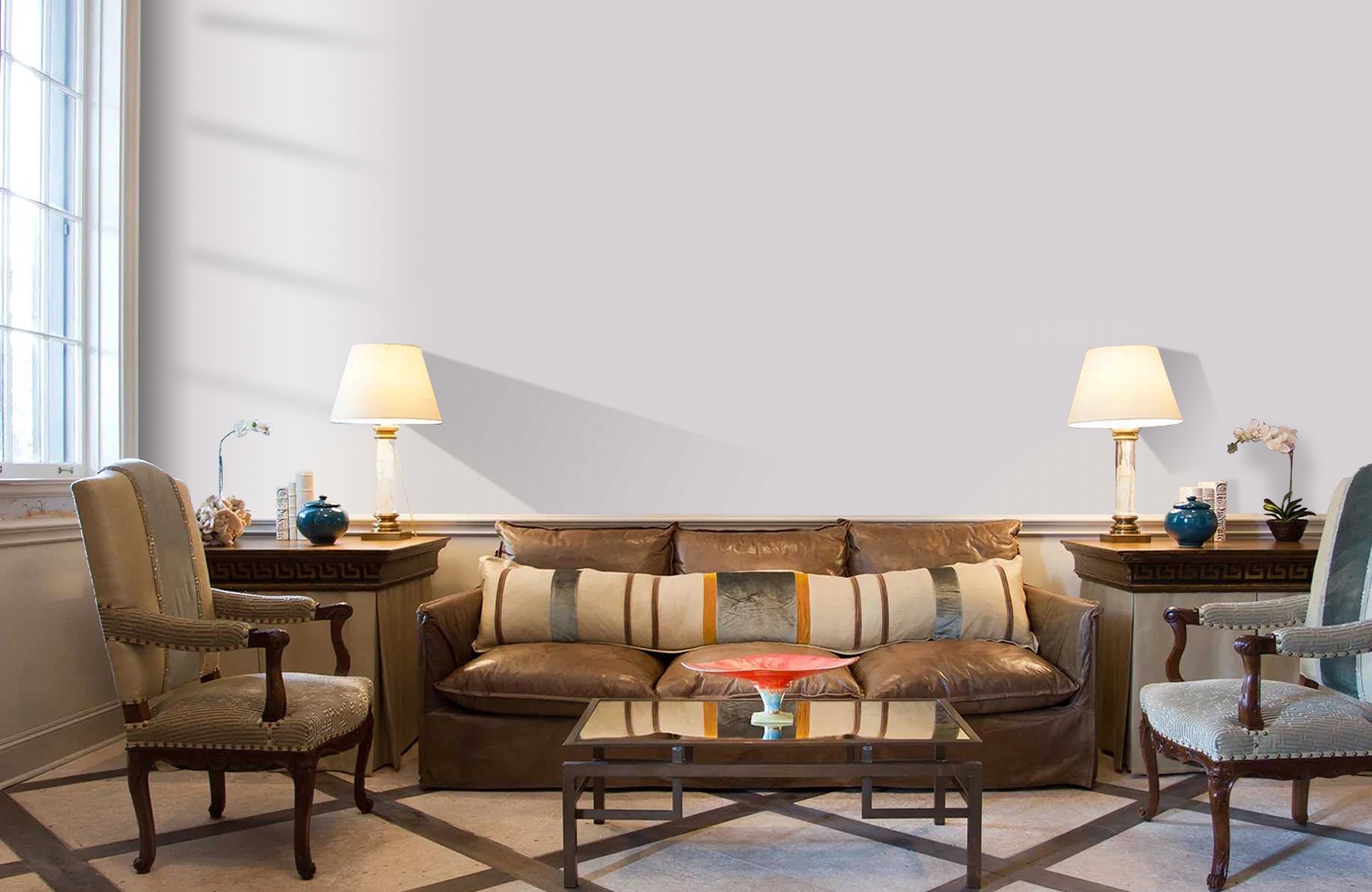 Обои 287123 фото в интерьере кабинета