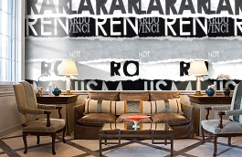 Обои 54200-5 фото в интерьере кабинета превью