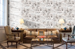 Обои 588122 фото в интерьере кабинета превью