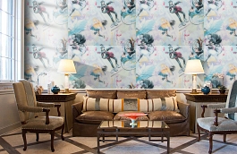 Обои 11167-02 фото в интерьере кабинета превью