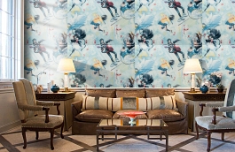 Обои 11167-03 фото в интерьере кабинета превью