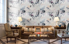 Обои 11167-04 фото в интерьере кабинета превью