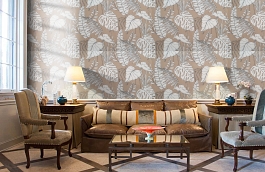 Обои 11247-02 фото в интерьере кабинета превью