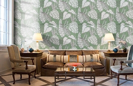 Обои 11247-03 фото в интерьере кабинета превью