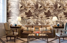 Обои RWT1801-3 фото в интерьере кабинета превью