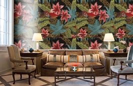 Обои RWT1801-5 фото в интерьере кабинета превью