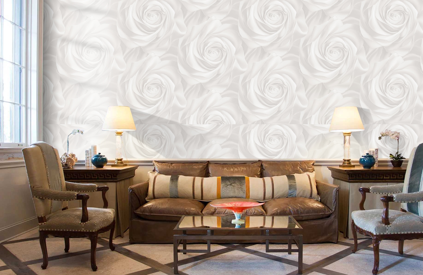 Обои 589291 фото в интерьере кабинета