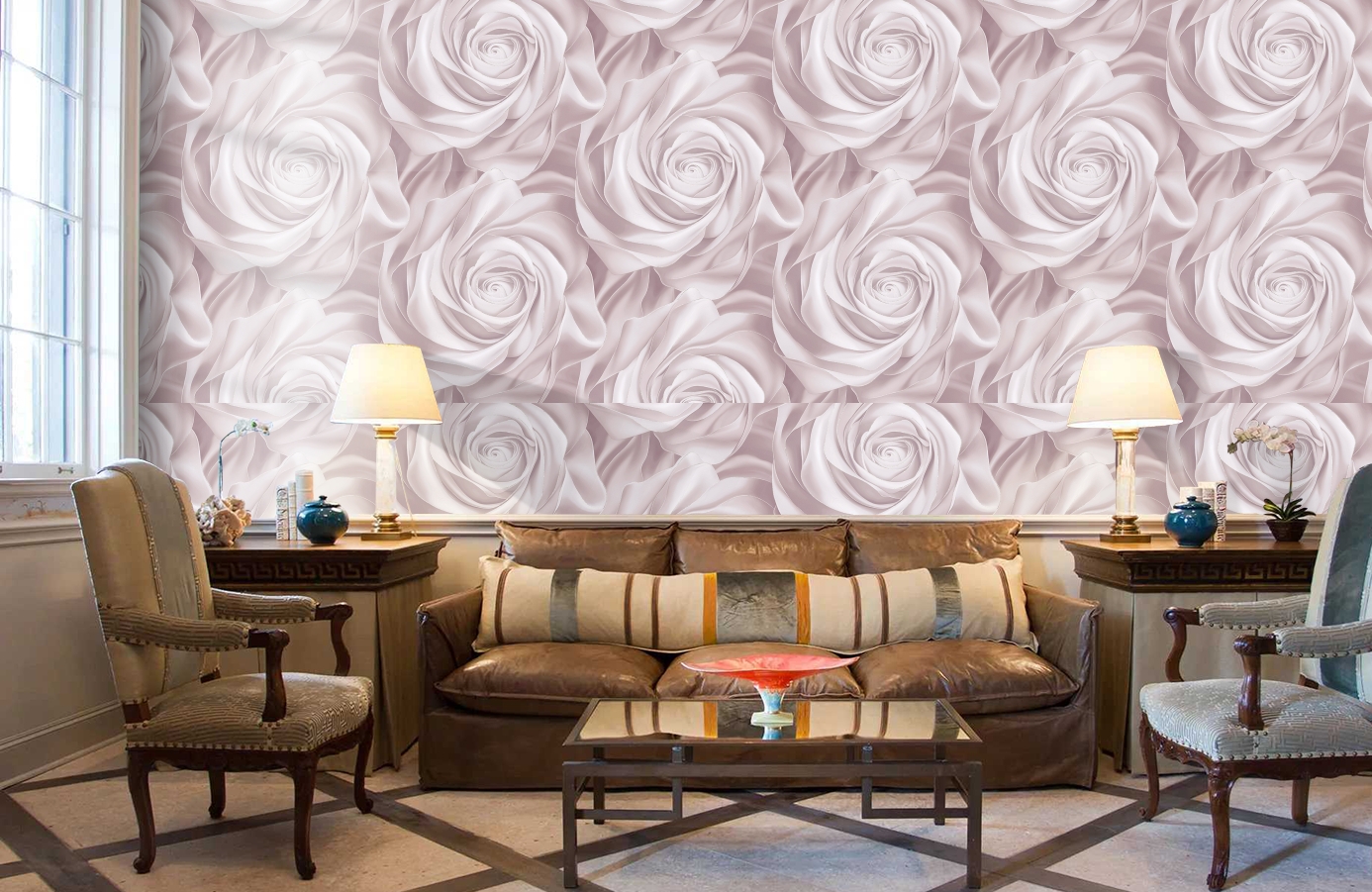 Обои 589295 фото в интерьере кабинета