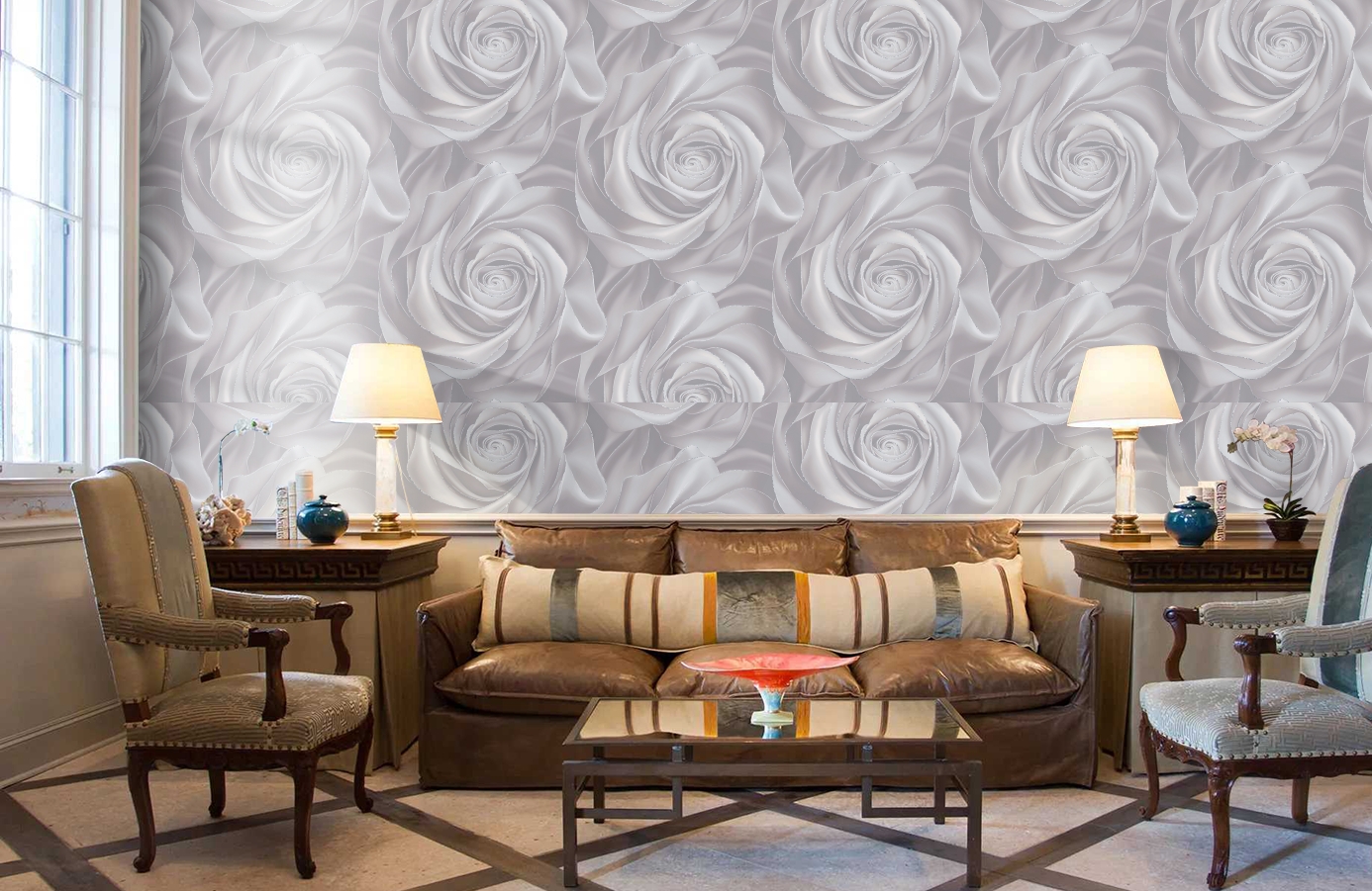 Обои 589296 фото в интерьере кабинета