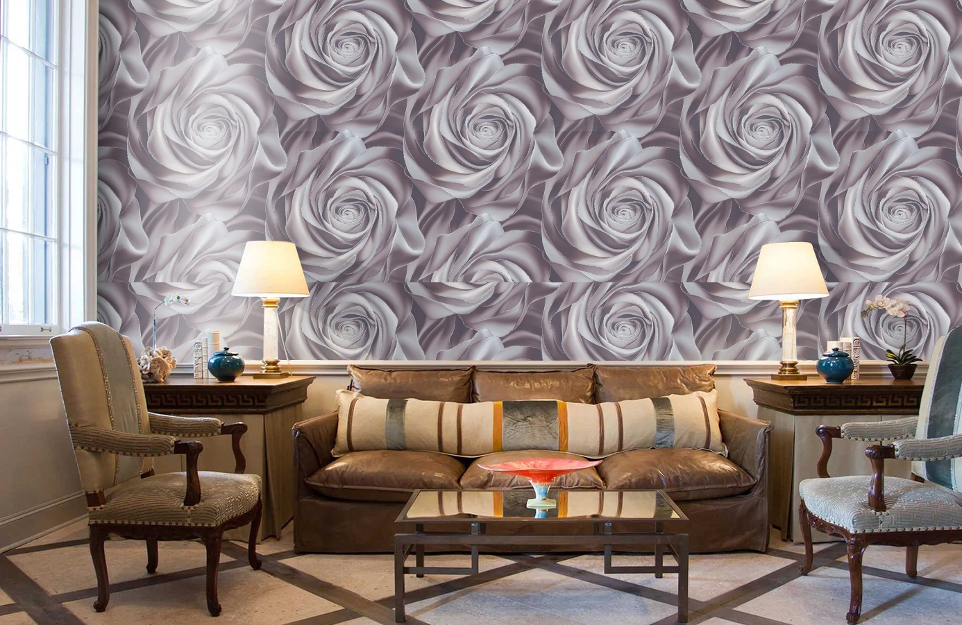 Обои 589297 фото в интерьере кабинета