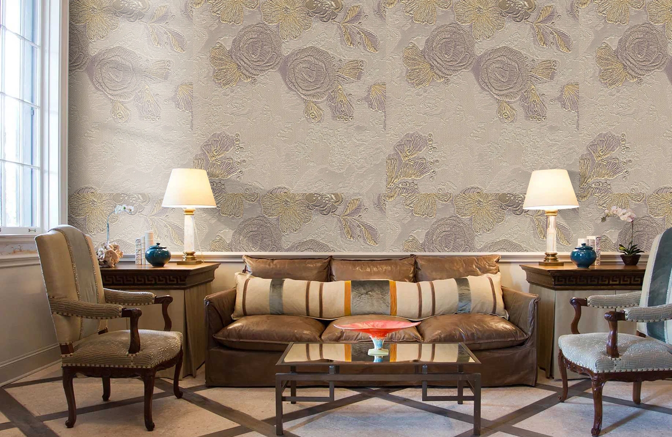 Обои 81532 фото в интерьере кабинета