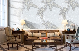 Обои 10017-07 фото в интерьере кабинета превью