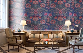 Обои 1-FN-V фото в интерьере кабинета превью