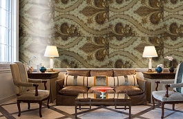 Обои 10 FEL-D фото в интерьере кабинета превью