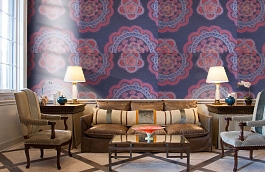 Обои 11-TF-P фото в интерьере кабинета превью