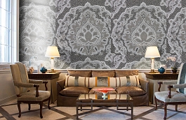 Обои 13-aur-d фото в интерьере кабинета превью