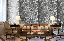 Обои 13-aur-f фото в интерьере кабинета превью