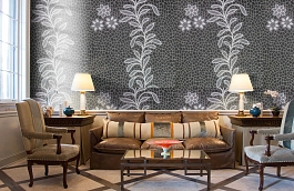 Обои 13-aur-r фото в интерьере кабинета превью