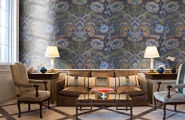 Обои 2-FN-V фото в интерьере кабинета превью