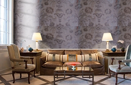 Обои 3-FN-V фото в интерьере кабинета превью