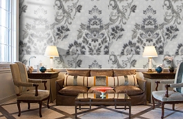 Обои AZZ-2D фото в интерьере кабинета превью