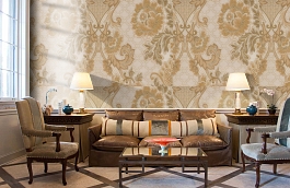 Обои AZZ-4D фото в интерьере кабинета превью