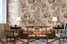 Обои AZZ-6D фото в интерьере кабинета превью