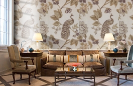 Обои AZZ-6P фото в интерьере кабинета превью