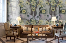 Обои AZZ-70 фото в интерьере кабинета превью