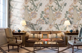 Обои AZZ-8D фото в интерьере кабинета превью