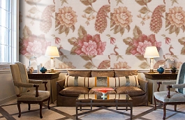 Обои AZZ-8P фото в интерьере кабинета превью