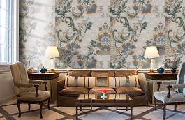 Обои AZZ-9D фото в интерьере кабинета превью