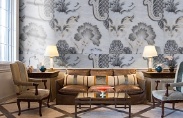 Обои AZZ-9V фото в интерьере кабинета превью