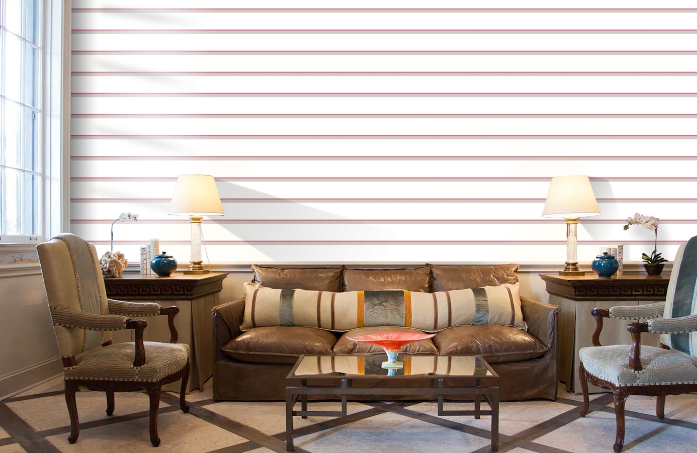 Обои 110/10050 фото в интерьере кабинета