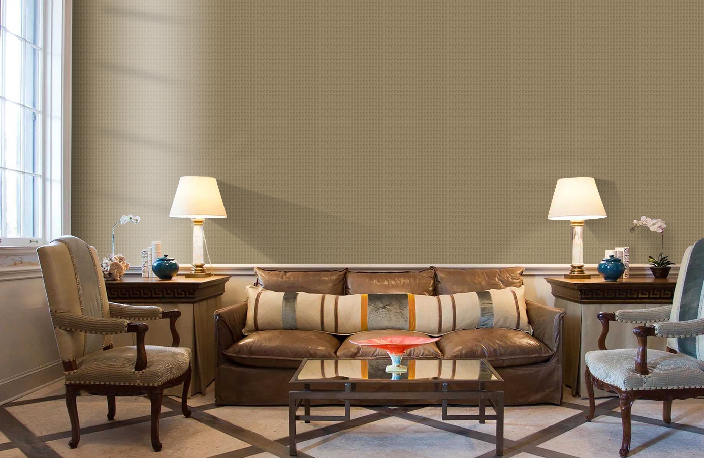 Обои 98/4015 фото в интерьере кабинета