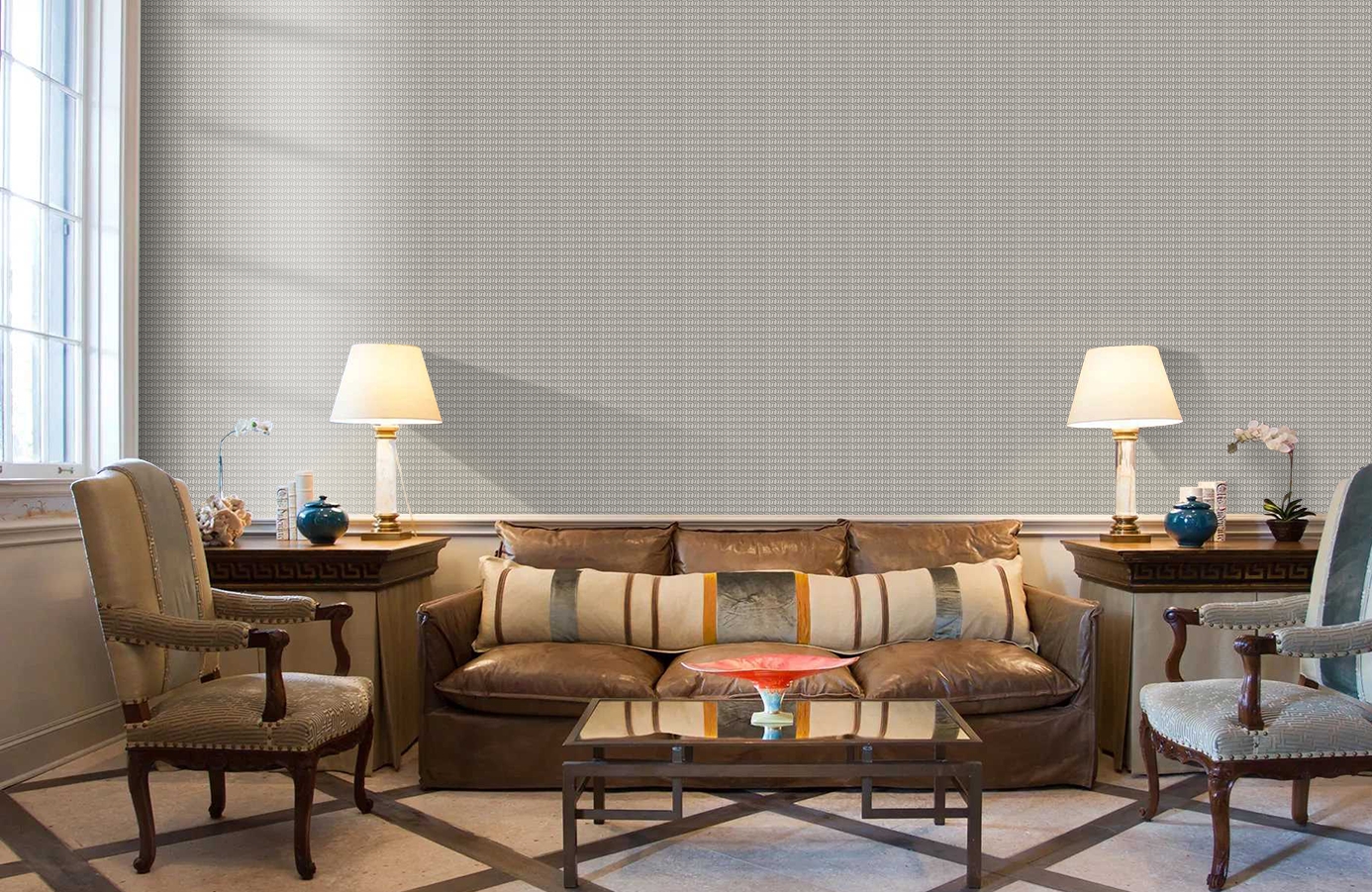 Обои 98/9039 фото в интерьере кабинета